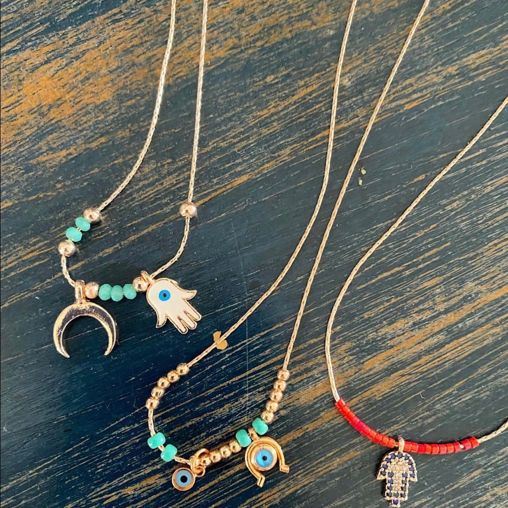 Hand of fatima necklace